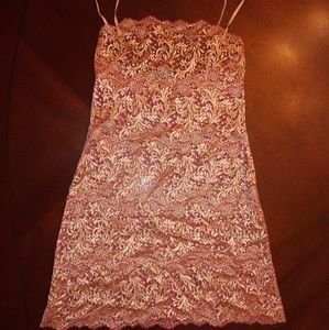 vintage Natori sheer lace nighie,Josie Natori cami